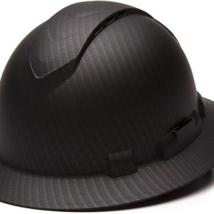 Pyramex Ridgeline Full Brim Vented Hard Hat 4 Point Ratchet Suspension