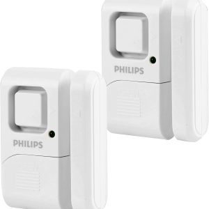 Philips Personal Security Window and Door Alarm, 2 Pack,