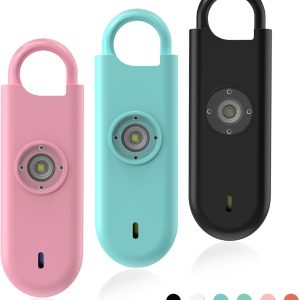 140dB Personal Safety Alarm for Women, 3 Pack Safe Alarm Protection