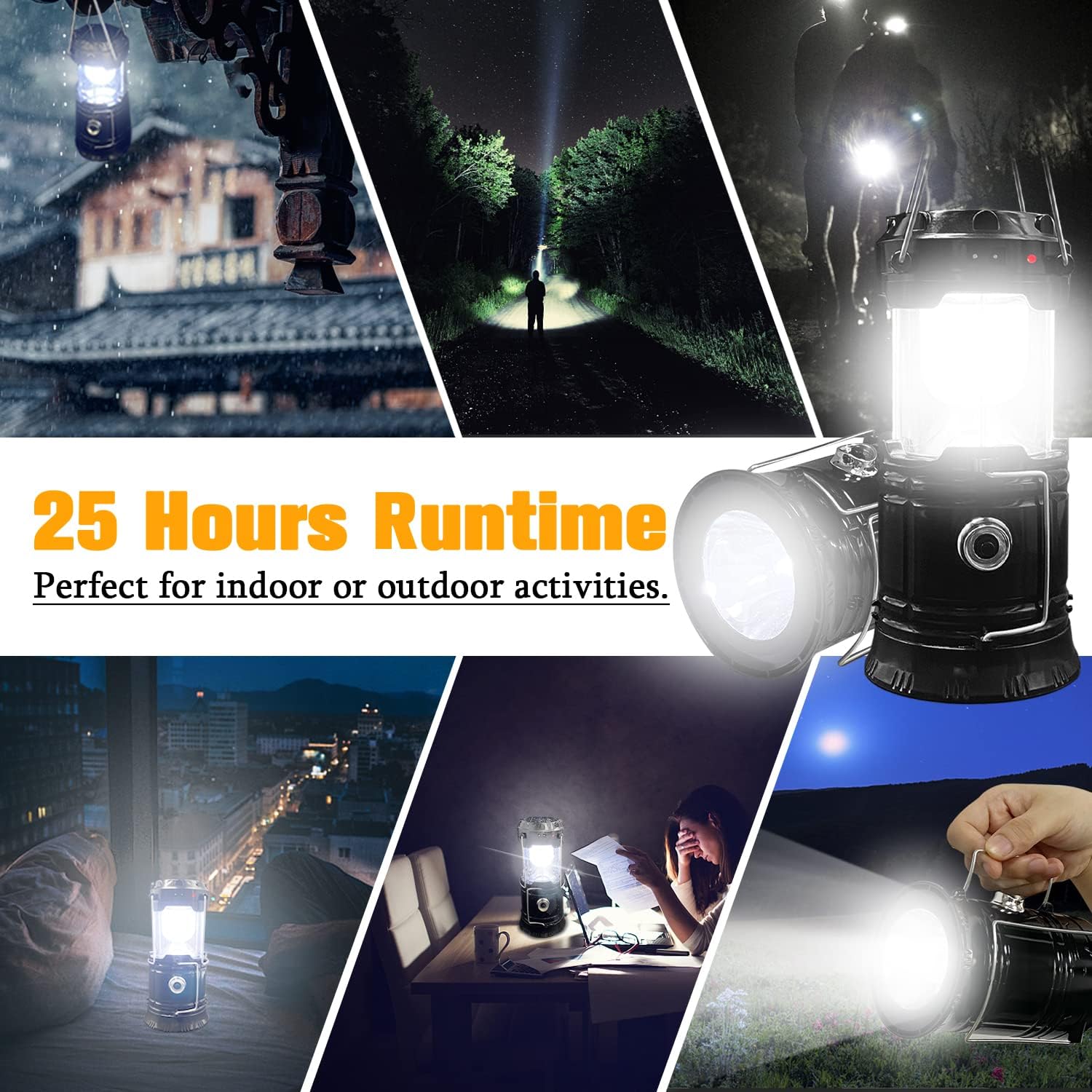 Collapsible Portable LED Camping Lantern XTAUTO