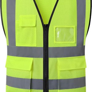 Reflective Safety Vest for Men Women ANSI/ISEA Standard
